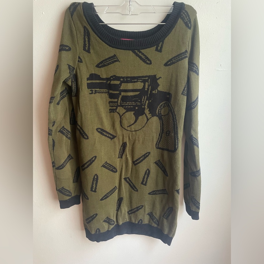 Betsey Johnson Gun Dress Vintage Size Small.